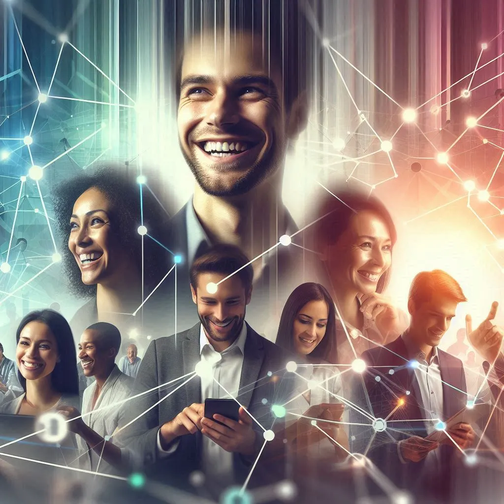 Several young professionals comunicating with each other as affiliates at TecProds - Solutions for Financial, Professional Growth