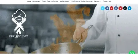 Screenshot of MenuExclusivo.com